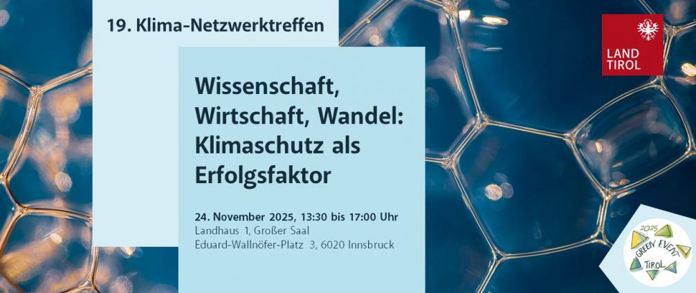 19. Klima-Netzwerktreffen 2025- Land Tirol
