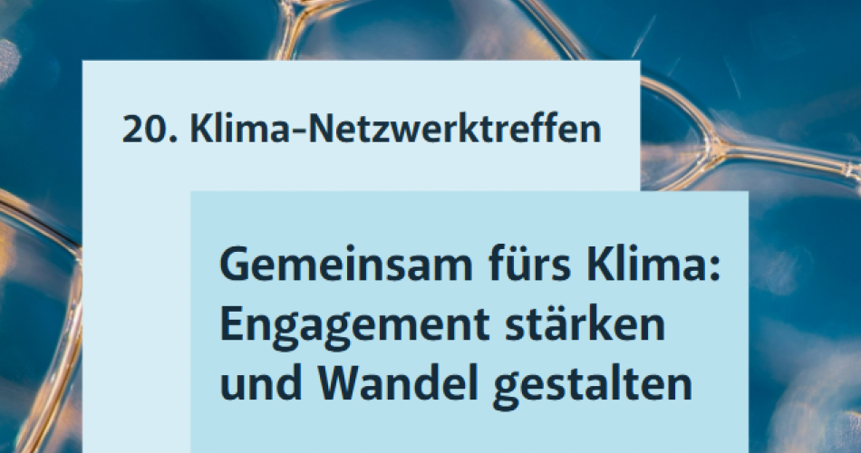 Einladung zum Klima-Netzwerktreffen